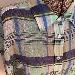 Equipment silk sheer blouse size M